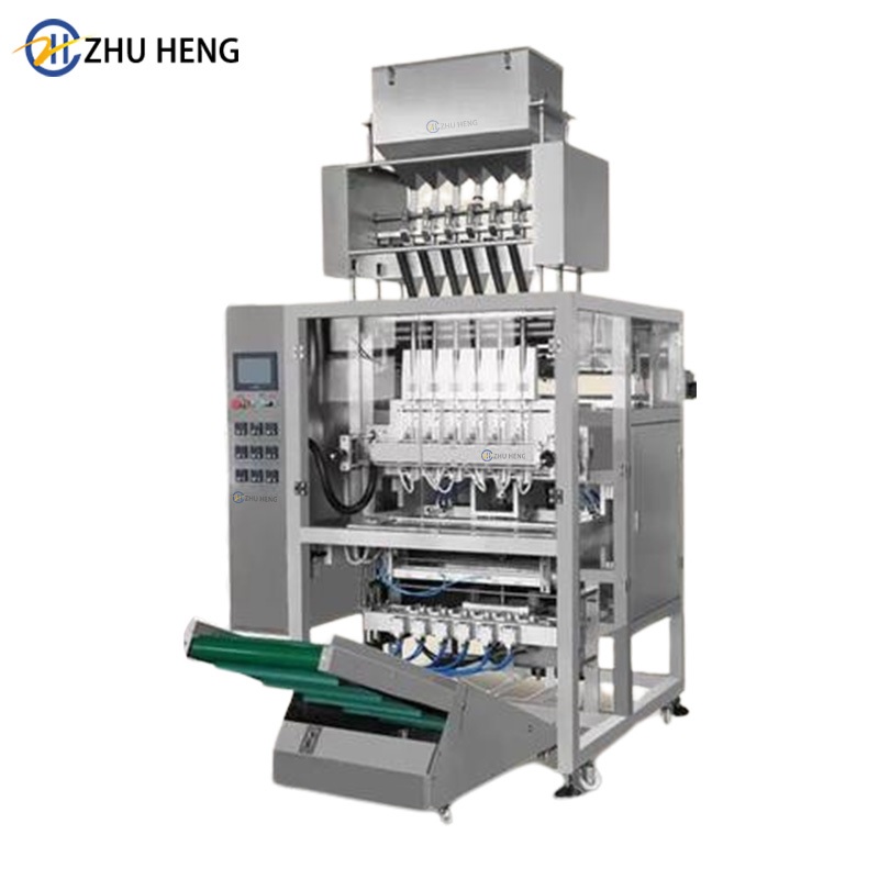 Cosmetic Samples Shampoo Sachet Multi row Packing Machine Lotion Stick ...